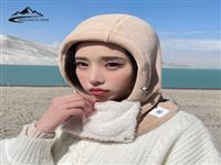 Good Love Joy Dtj39 Женская Теплая Вязаная Лыжная Шея Гетер С Вышитым Логотипом Маска Для Лица И Балаклава Головные Уборы Для Спорта